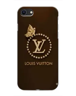 Чохол для iPhone SE (2020) з картинкою «LV — золота печатка»