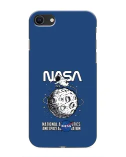 Чохол для iPhone SE (2020) з картинкою «NASA — місячна місія»
