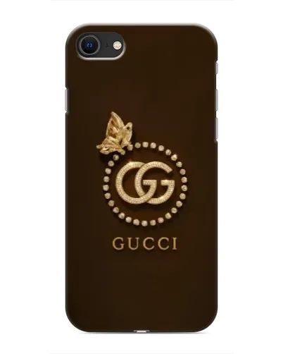Чохол для iPhone SE (2020) з картинкою «Gucci — золотий метелик»