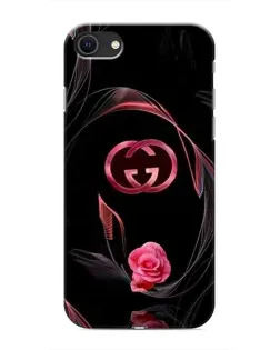 Чохол для iPhone SE (2020) з картинкою «Gucci — неонова троянда»