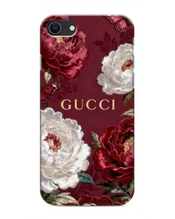 Чехол для iPhone SE (2020) с картинкой «Gucci — бордовые розы» Чехол для iPhone SE (2020) с картинкой «Gucci — бордовые розы»
