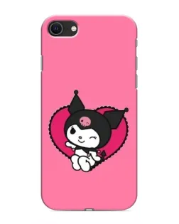 Чехол для iPhone SE (2020) с картинкой «Kuromi — любовь в сердце» Чехол для iPhone SE (2020) с картинкой «Kuromi — любовь в сердце»