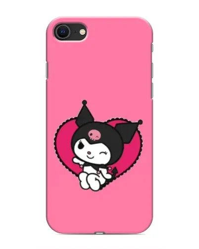 Чохол для iPhone SE (2020) з картинкою «Kuromi — любов у серці»