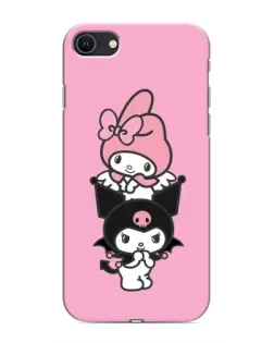 Чехол для iPhone SE (2020) с картинкой «Трио My Melody и Kuromi» Чехол для iPhone SE (2020) с картинкой «Трио My Melody и Kuromi»