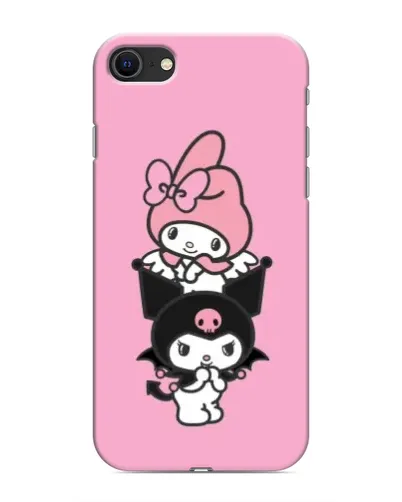 Чохол для iPhone SE (2020) з картинкою «Тріо My Melody та Kuromi»