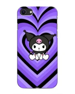 Чехол для iPhone SE (2020) с картинкой «Kuromi и фиолетовые сердца» Чехол для iPhone SE (2020) с картинкой «Kuromi и фиолетовые сердца»