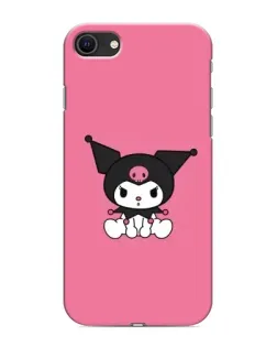 Чехол для iPhone SE (2020) с картинкой «Хмурая Kuromi» Чехол для iPhone SE (2020) с картинкой «Хмурая Kuromi»