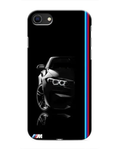 Чохол для iPhone SE (2020) з картинкою «Силует BMW в темряві»
