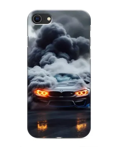 Чохол для iPhone SE (2020) з картинкою «BMW у диму»