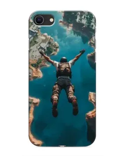 Чохол для iPhone SE (2020) з картинкою «PUBG — вільне падіння»