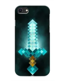 Чохол для iPhone SE (2020) з картинкою «Алмазний меч неон»