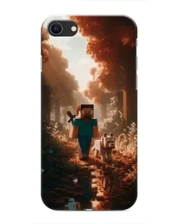 Чохол для iPhone SE (2020) з картинкою «Стів у лісі»