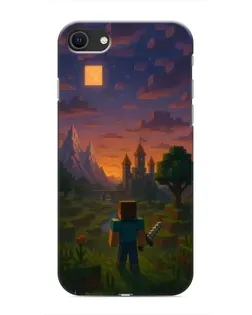 Чохол для iPhone SE (2020) з картинкою «Стів біля вежі»