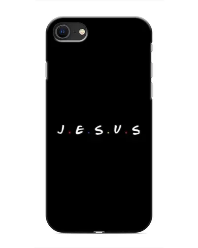 Чехол для iPhone SE (2020) с картинкой «Точки веры J.E.S.U.S.»