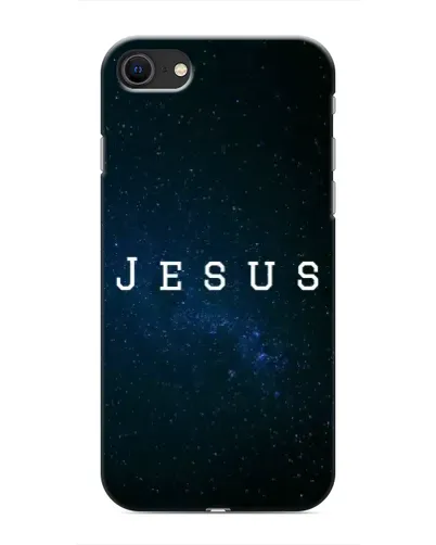 Чехол для iPhone SE (2020) с картинкой «Звездное небо Jesus»