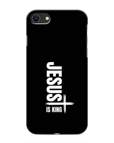 Чехол для iPhone SE (2020) с картинкой «Вертикаль веры Jesus»