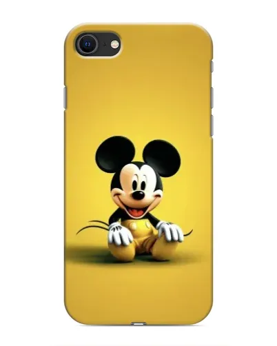 Чохол для iPhone SE (2020) з картинкою «Міккі на жовтому»