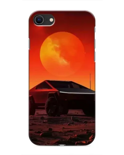 Чохол для iPhone SE (2020) з картинкою «Cybertruck на Марсі»