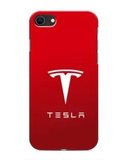 Чохол для iPhone SE (2020) з картинкою «Tesla Red Classic»