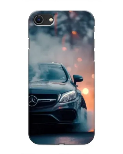 Чохол для iPhone SE (2020) з картинкою «Mercedes — нічне місто»