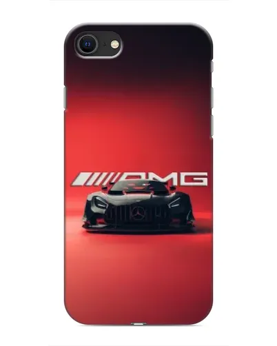 Чохол для iPhone SE (2020) з картинкою «Mercedes AMG — червона лінія»