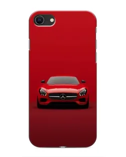 Чохол для iPhone SE (2020) з картинкою «Червоний Mercedes AMG»
