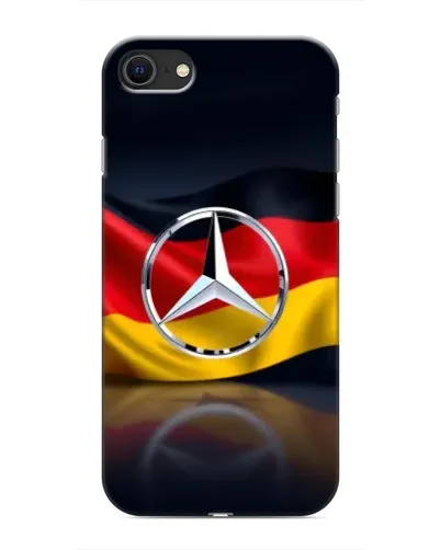 Чохол для iPhone SE (2020) з картинкою «Mercedes — прапор Німеччини»