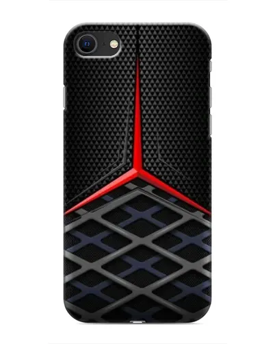 Чохол для iPhone SE (2020) з картинкою «Mercedes Carbon Grid»