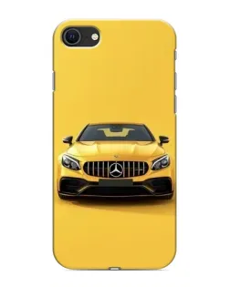 Чохол для iPhone SE (2020) з картинкою «Жовтий Mercedes GT»