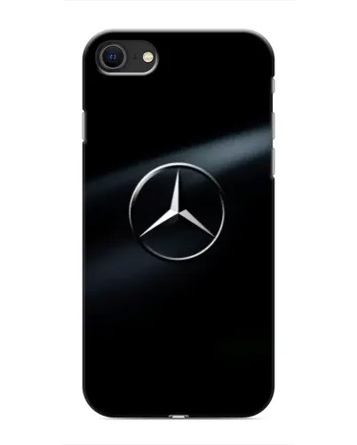 Чохол для iPhone SE (2020) з картинкою «Mercedes на металі»
