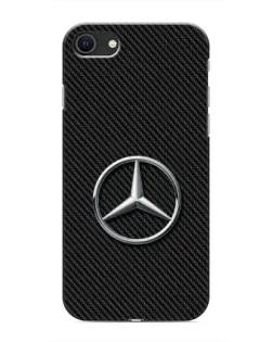 Чохол для iPhone SE (2020) з картинкою «Карбоновий Mercedes стиль»