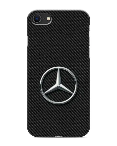 Чохол для iPhone SE (2020) з картинкою «Карбоновий Mercedes стиль»