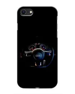 Чохол для iPhone SE (2020) з картинкою «Салон Audi — кермо» Чохол для iPhone SE (2020) з картинкою «Салон Audi — кермо»