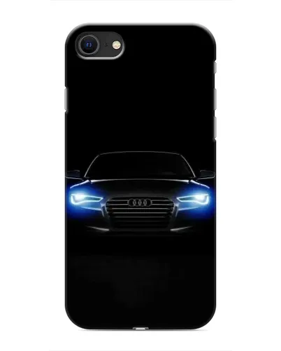 Чохол для iPhone SE (2020) з картинкою «Audi в неоні»