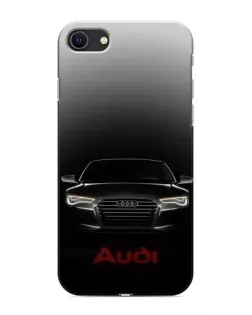 Чохол для iPhone SE (2020) з картинкою «Audi — градієнтний контур»