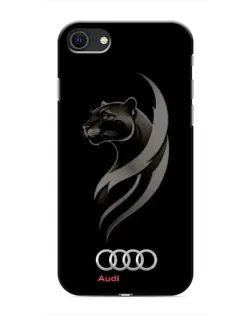 Чохол для iPhone SE (2020) з картинкою «Графіка — пантера та Audi»