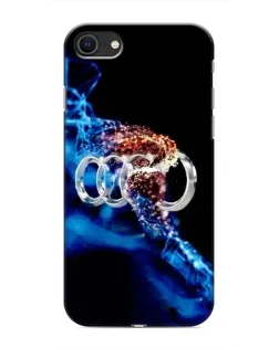 Чохол для iPhone SE (2020) з картинкою «Енергія лого Audi»