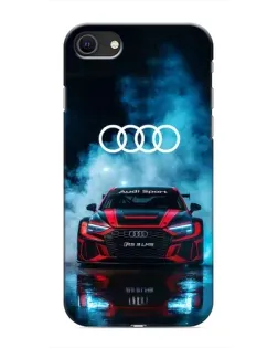 Чохол для iPhone SE (2020) з картинкою «Audi Sport — неон»