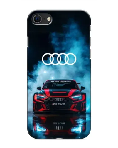 Чохол для iPhone SE (2020) з картинкою «Audi Sport — неон»