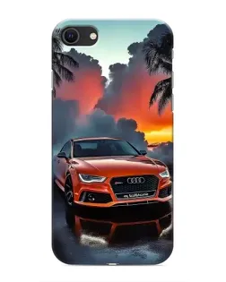 Чохол для iPhone SE (2020) з картинкою «Audi — захід сонця»