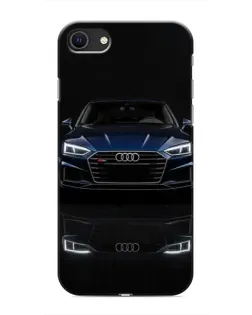 Чохол для iPhone SE (2020) з картинкою «Audi — нічне відображення»