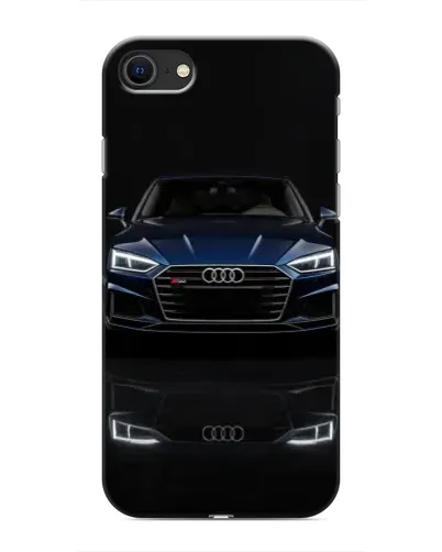 Чохол для iPhone SE (2020) з картинкою «Audi — нічне відображення»