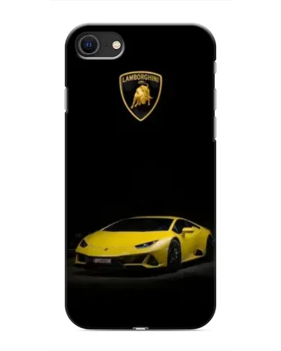 Чохол для iPhone SE (2020) з картинкою «Lamborghini жовтий акцент»
