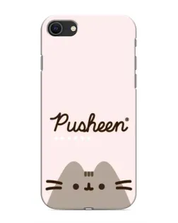 Чохол для iPhone SE (2020) з картинкою «Pusheen логотип»