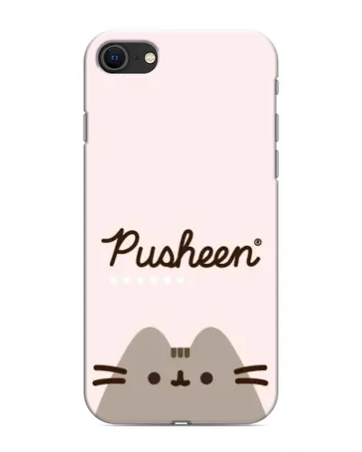 Чохол для iPhone SE (2020) з картинкою «Pusheen логотип»