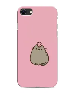 Чохол для iPhone SE (2020) з картинкою «Pusheen серце»