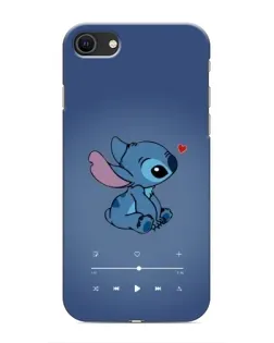 Чехол для iPhone SE (2020) с картинкой «Музыкальный Stitch»