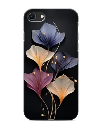 Чохол для iPhone SE (2020) з картинкою «Лілові квіти грації»
