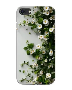 Чохол для iPhone SE (2020) з картинкою «Гілка дрібних білих квітів»