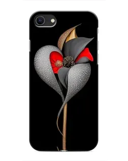 Чехол для iPhone SE (2020) с картинкой «Серебряный фантазийный цветок» Чехол для iPhone SE (2020) с картинкой «Серебряный фантазийный цветок»